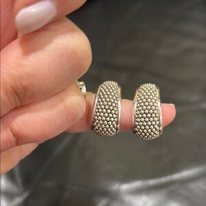 Authentic Lagos Caviar Earrings. EUC 15.6 grams in weight.